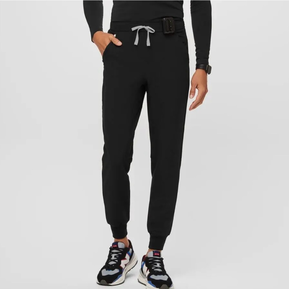FIGS TANSEN JOGGER SCRUB PANT SZ S BLACK MENS